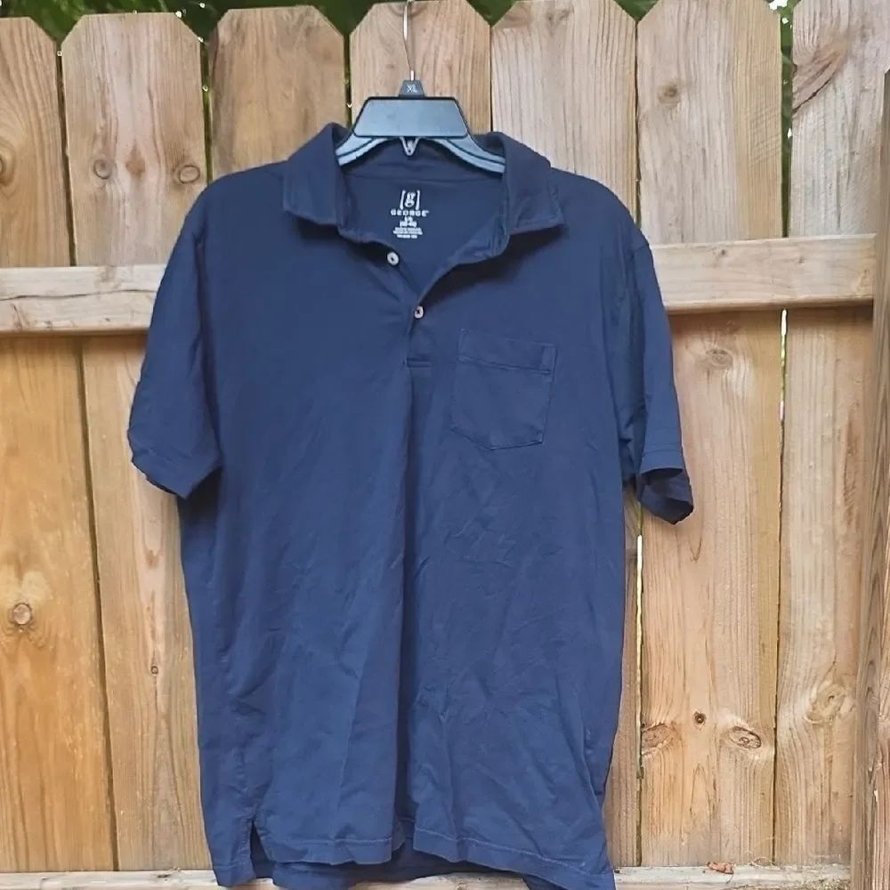George Men's Deep Blue Polo Shirt